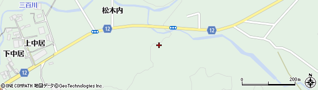 福島県川俣町（伊達郡）飯坂（南古堂道内）周辺の地図