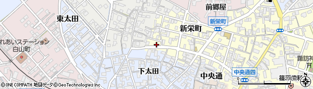 新栄町第一公園周辺の地図