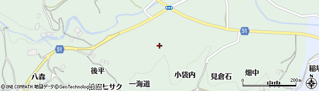 福島県福島市立子山一海道周辺の地図