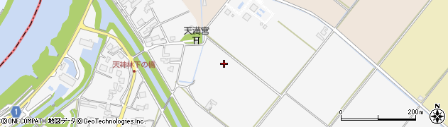 新潟県加茂市天神林周辺の地図