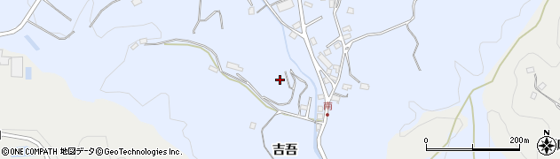 福島県川俣町（伊達郡）小神（吉吾山）周辺の地図