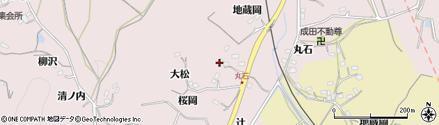 福島県福島市松川町浅川（地蔵岡前）周辺の地図