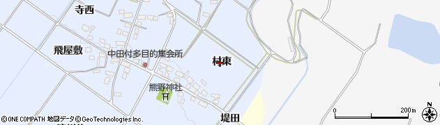 福島県喜多方市岩月町宮津（村東）周辺の地図