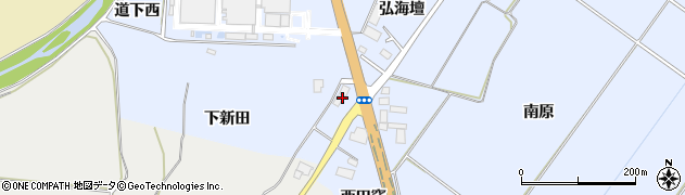 福島県喜多方市岩月町宮津（西田窪）周辺の地図
