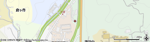 福島県川俣町（伊達郡）飯坂（前壁沢）周辺の地図