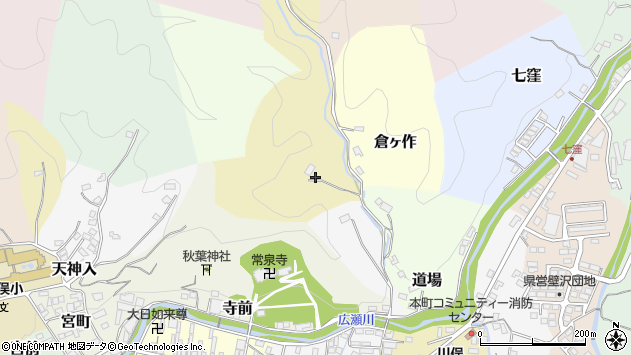 〒960-1483 福島県伊達郡川俣町壺ケ作の地図