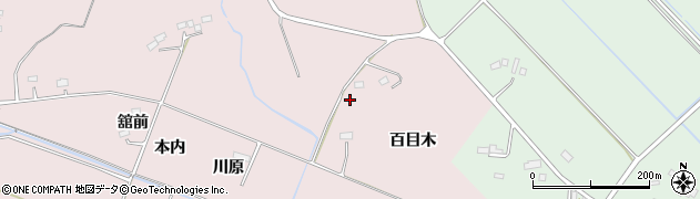 福島県南相馬市原町区深野（百目木）周辺の地図