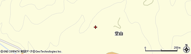 福島県喜多方市山都町蓬莱（向中島）周辺の地図