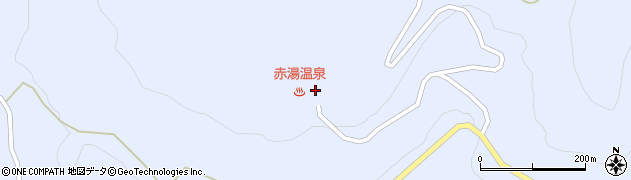 福島県福島市土湯温泉町（鷲倉）周辺の地図