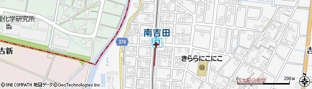 南吉田駅周辺の地図