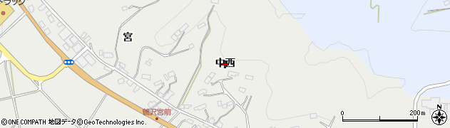 福島県川俣町（伊達郡）鶴沢（中西）周辺の地図