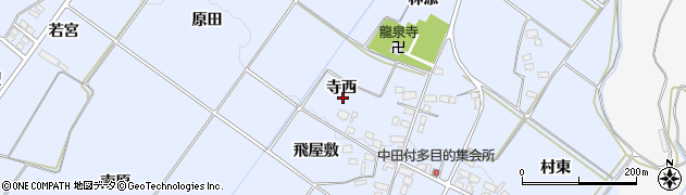 福島県喜多方市岩月町宮津寺西周辺の地図