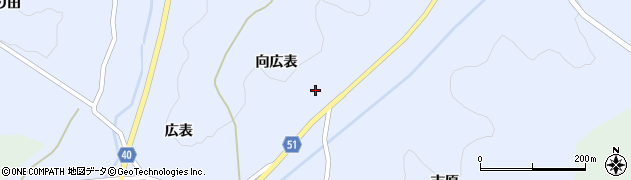 福島県福島市飯野町青木堂ノ前8周辺の地図