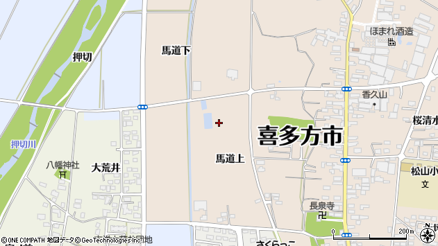 〒966-0904 福島県喜多方市大荒井の地図
