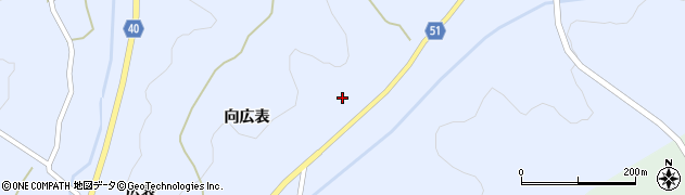 福島県福島市飯野町青木堂ノ前周辺の地図