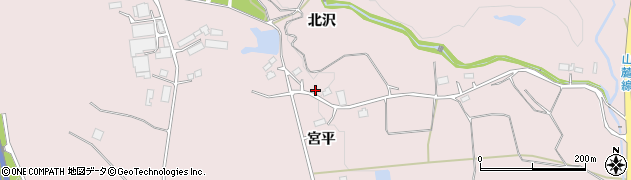 福島県南相馬市原町区深野（宮平）周辺の地図