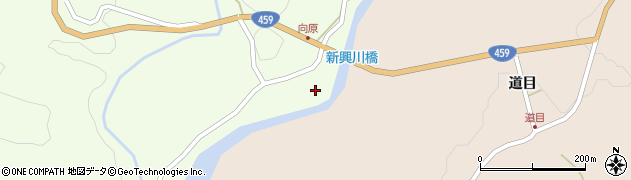 福島県西会津町（耶麻郡）奥川大字元島（下牧）周辺の地図
