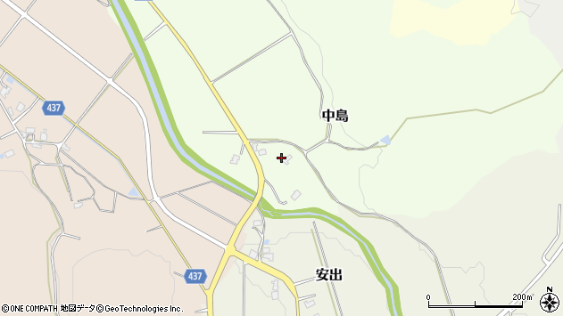 〒959-1732 新潟県五泉市中島の地図
