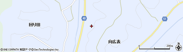 福島県福島市飯野町青木（矢モメ作）周辺の地図
