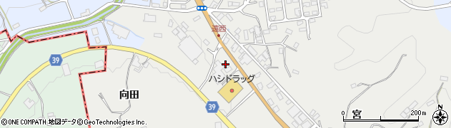 福島県川俣町（伊達郡）鶴沢（社前）周辺の地図