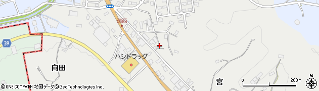 福島県川俣町（伊達郡）鶴沢（西ノ内）周辺の地図