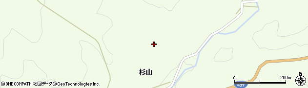 福島県西会津町（耶麻郡）奥川大字元島（上ノ台）周辺の地図