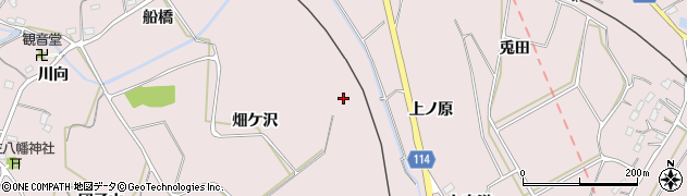福島県福島市松川町浅川畑ケ沢周辺の地図