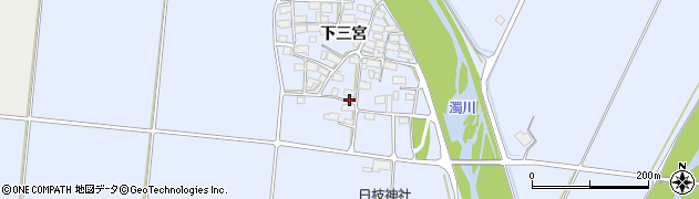 福島県喜多方市上三宮町吉川下三宮2875周辺の地図