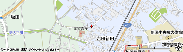新潟県南蒲原郡田上町吉田新田甲-128周辺の地図
