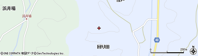 福島県福島市飯野町青木北ケ作周辺の地図