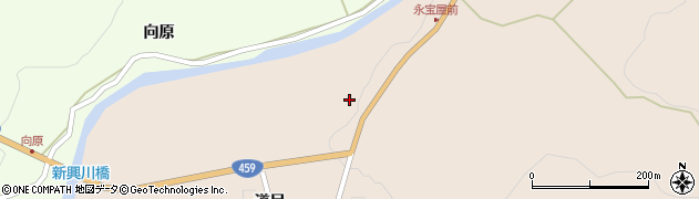 福島県西会津町（耶麻郡）奥川大字豊島（道下）周辺の地図