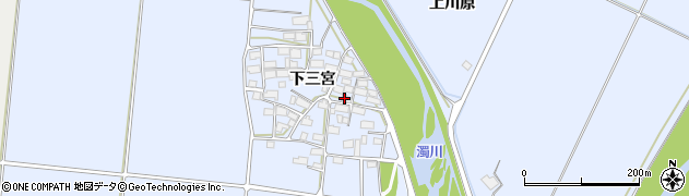 福島県喜多方市上三宮町吉川下三宮2883周辺の地図