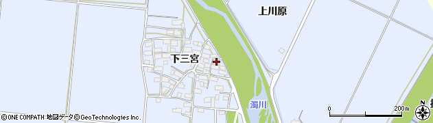 福島県喜多方市上三宮町吉川下三宮2892周辺の地図