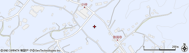 福島県川俣町（伊達郡）小神（川原田）周辺の地図