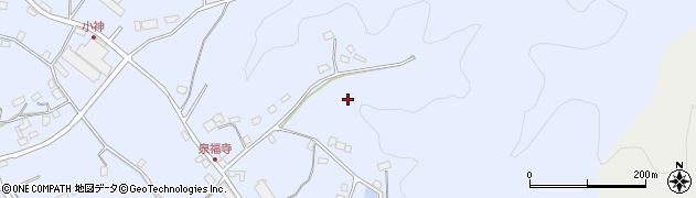 福島県川俣町（伊達郡）小神（荒山）周辺の地図