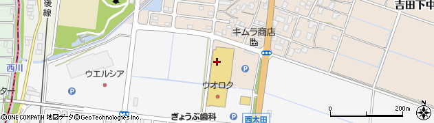 コメリホームセンター　吉田店周辺の地図
