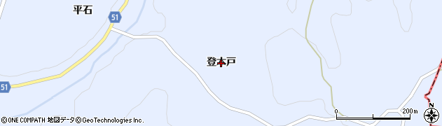 福島県福島市飯野町青木（登木戸）周辺の地図