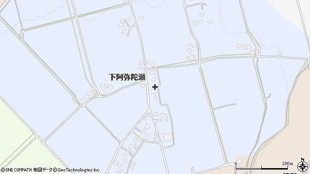 〒959-1718 新潟県五泉市下阿弥陀瀬の地図