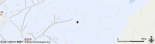 福島県川俣町（伊達郡）小神（石神）周辺の地図