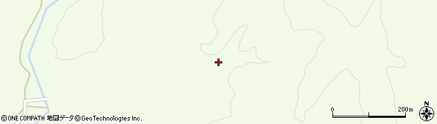 福島県西会津町（耶麻郡）奥川大字元島（野田）周辺の地図