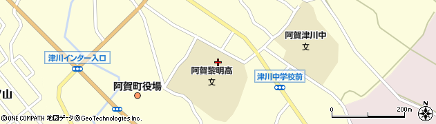新潟県立阿賀黎明高等学校周辺の地図