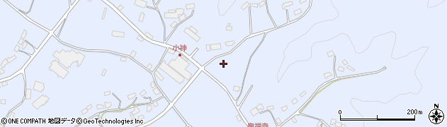 福島県川俣町（伊達郡）小神（宮前）周辺の地図