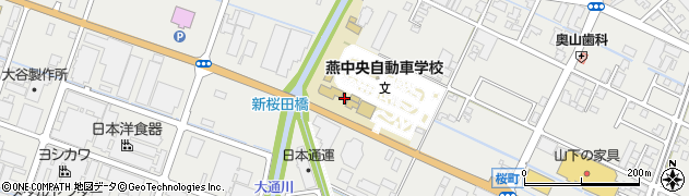 西燕簡易郵便局周辺の地図