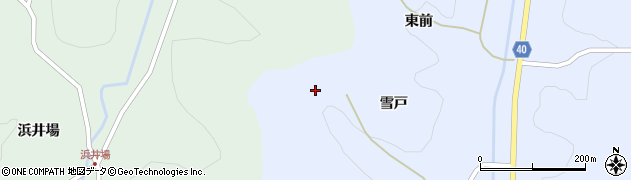 福島県福島市飯野町青木（新田）周辺の地図