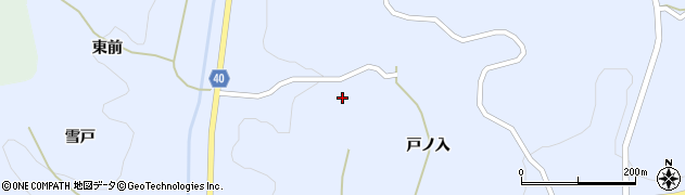 福島県福島市飯野町青木（三水神）周辺の地図