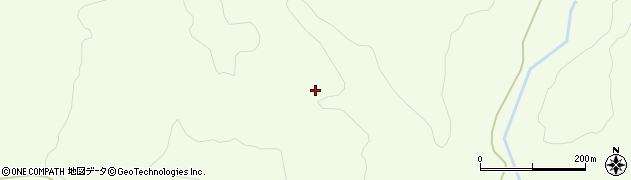 福島県西会津町（耶麻郡）奥川大字元島（萱刈場）周辺の地図