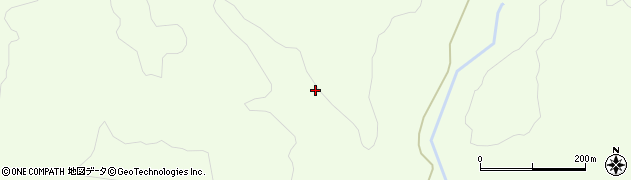 福島県西会津町（耶麻郡）奥川大字元島（屋敷沢）周辺の地図