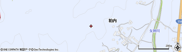 福島県伊達郡川俣町羽田中崎周辺の地図