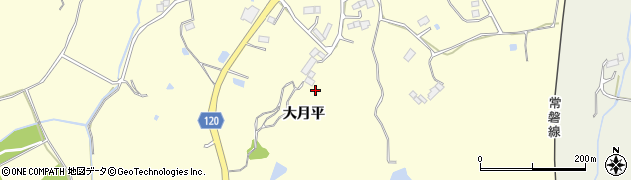 福島県南相馬市鹿島区塩崎（大月平）周辺の地図