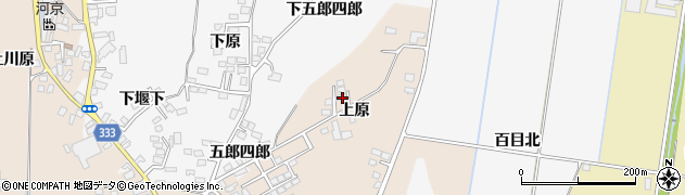 福島県喜多方市松山町村松上原周辺の地図
